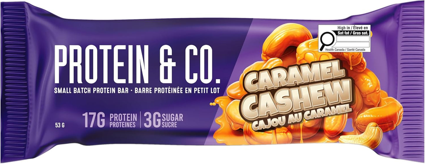 NEW Protein & Co. Small Batch Protein Bars - Caramel Cashew