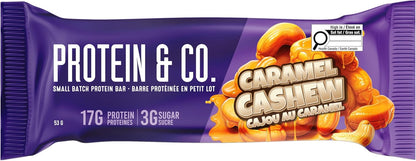 NEW Protein & Co. Small Batch Protein Bars - Caramel Cashew
