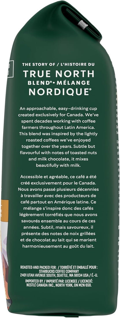 星巴克 True North Blend 金色烘焙研磨咖啡袋装 340 克