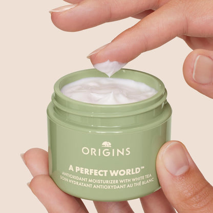 Origins A Perfect World Antioxidant Moisturizer | Keeps Skin Looking Youthful | With White Tea, 50 ml