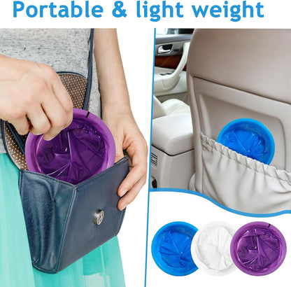 MOUCHOT 一次性呕吐袋，60 个装，适用于汽车，1000 毫升，用于旅行晕车、飞机、儿童和孕妇的呕吐呕吐物呕吐恶心