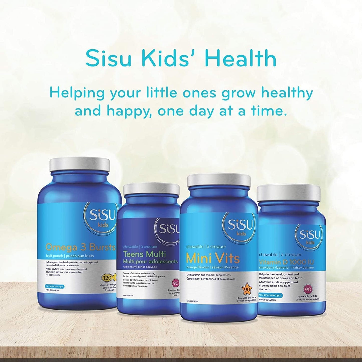 SISU - Mini Vits - Specially designed for children with a full range of vitamins and minerals - 90 Chewable Star Caps (Pack of 1)