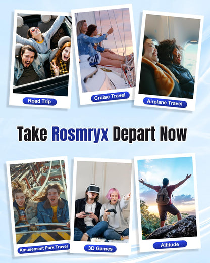 Rosmryx 36 Count Motion Sickness Patches Non-Drowsy, 72h Long-Lasting Sea Sickness Patch for Cruise, Road, Airplane, and Other Travel Essentials, Anti Nausea Patch for Kids and Adults