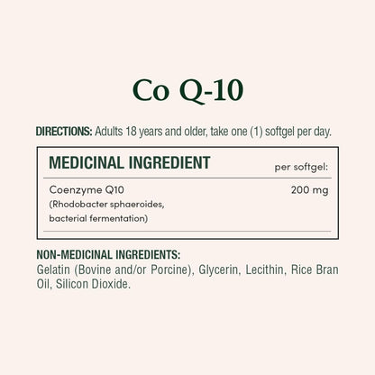 自然之宝 Co Q-10，200 毫克，超强效，经临床证明有助于促进心脏健康，提供抗氧化剂，有助于维持健康的心脏功能，软胶囊，48.9 克