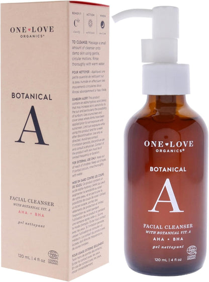 One Love Organics Botanical A Facial Cleanser Women 4 oz