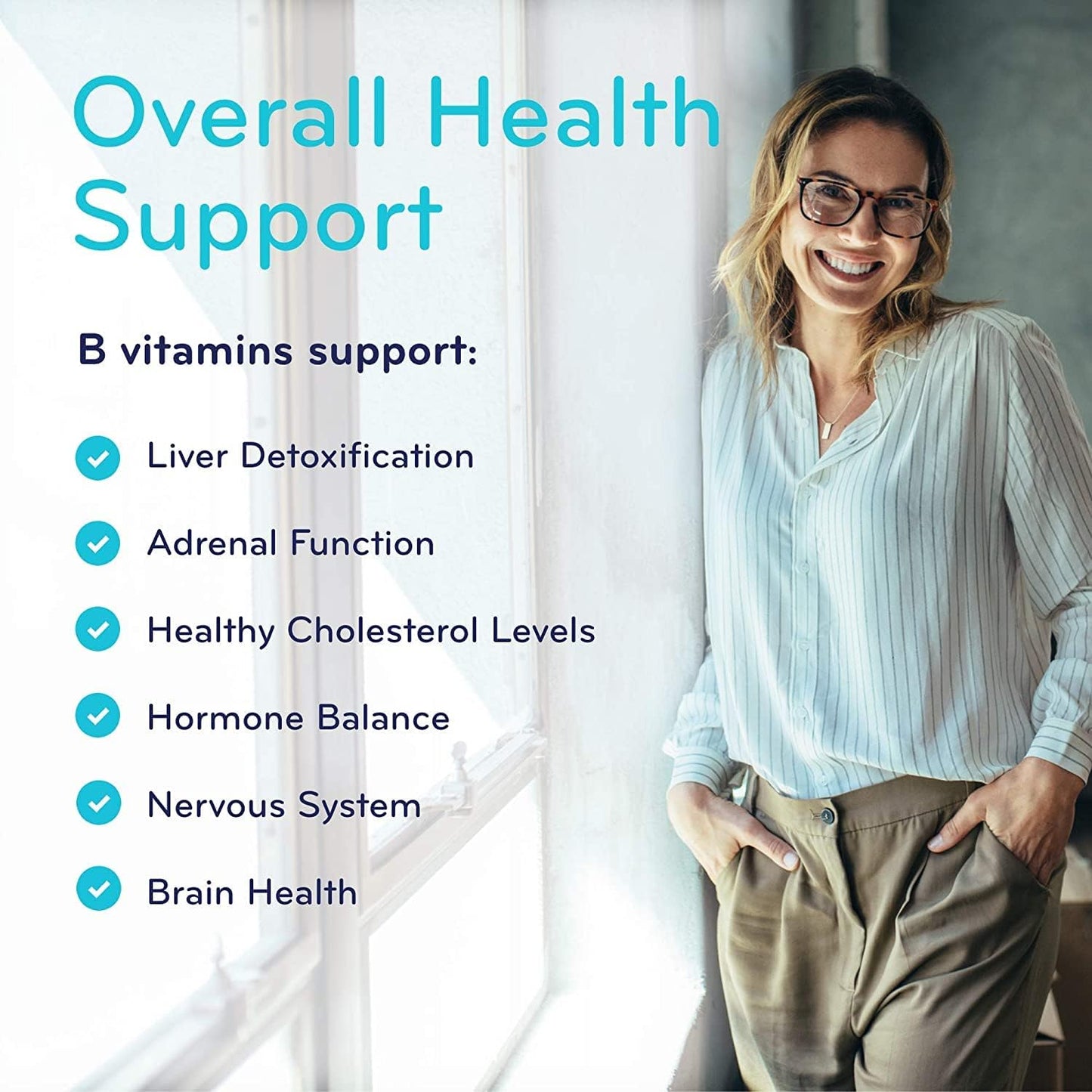 SISU 超级 B 族复合物，90 粒植物胶囊 - 完整 B 族复合物加胆碱和肌醇 - 整体健康和免疫支持 - 纯素，非转基因 - 不含大豆、麸质和乳制品 - 45 份（1 包）