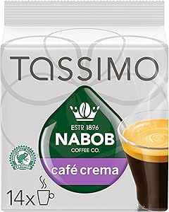 Tassimo Nabob Café Crema Coffee Single Serve T-Discs, 110g