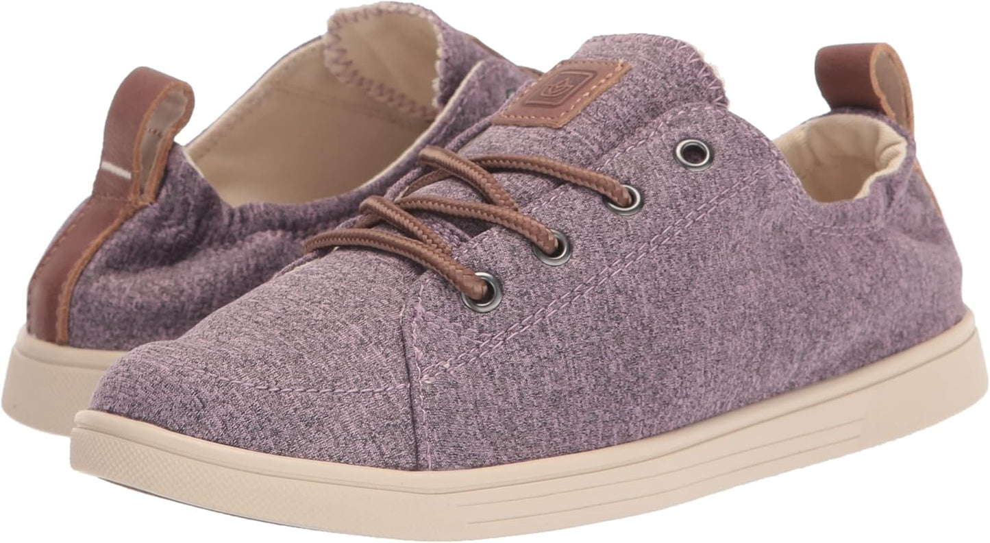 Spenco Women's Santa Clara Heathered Sneaker, Elderberry, 8.5