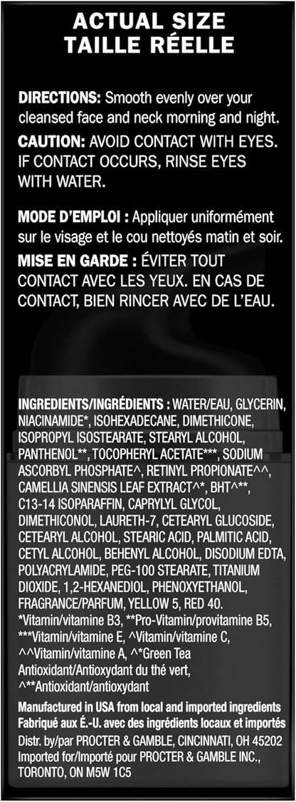 Olay Total Effects 7-In-One Anti-Aging Face Moisturizer with VitaNiacin Complex II, Vitamin B3, 50 mL