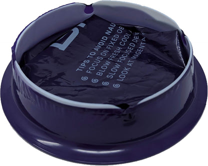 iSick 一次性呕吐袋 1000ml，24个装，深紫色，优质医用级，孕吐、儿童、出租车司机、汽车晕车，便携，不脏乱