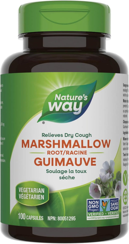 Nature’s Way 药蜀葵根 - 缓解干咳，含药蜀葵根 - 100 粒素食胶囊