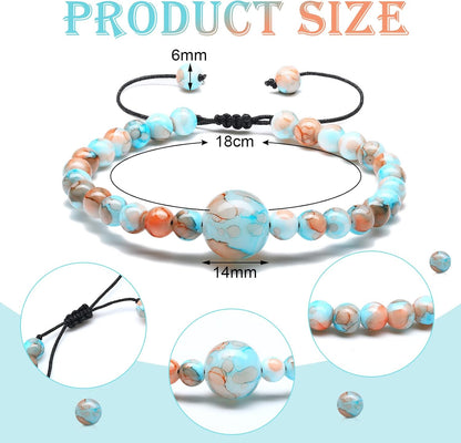 Sureio 6 件組暈車手環 防噁心可調式腕帶 適用於遊輪暈船必備 成人