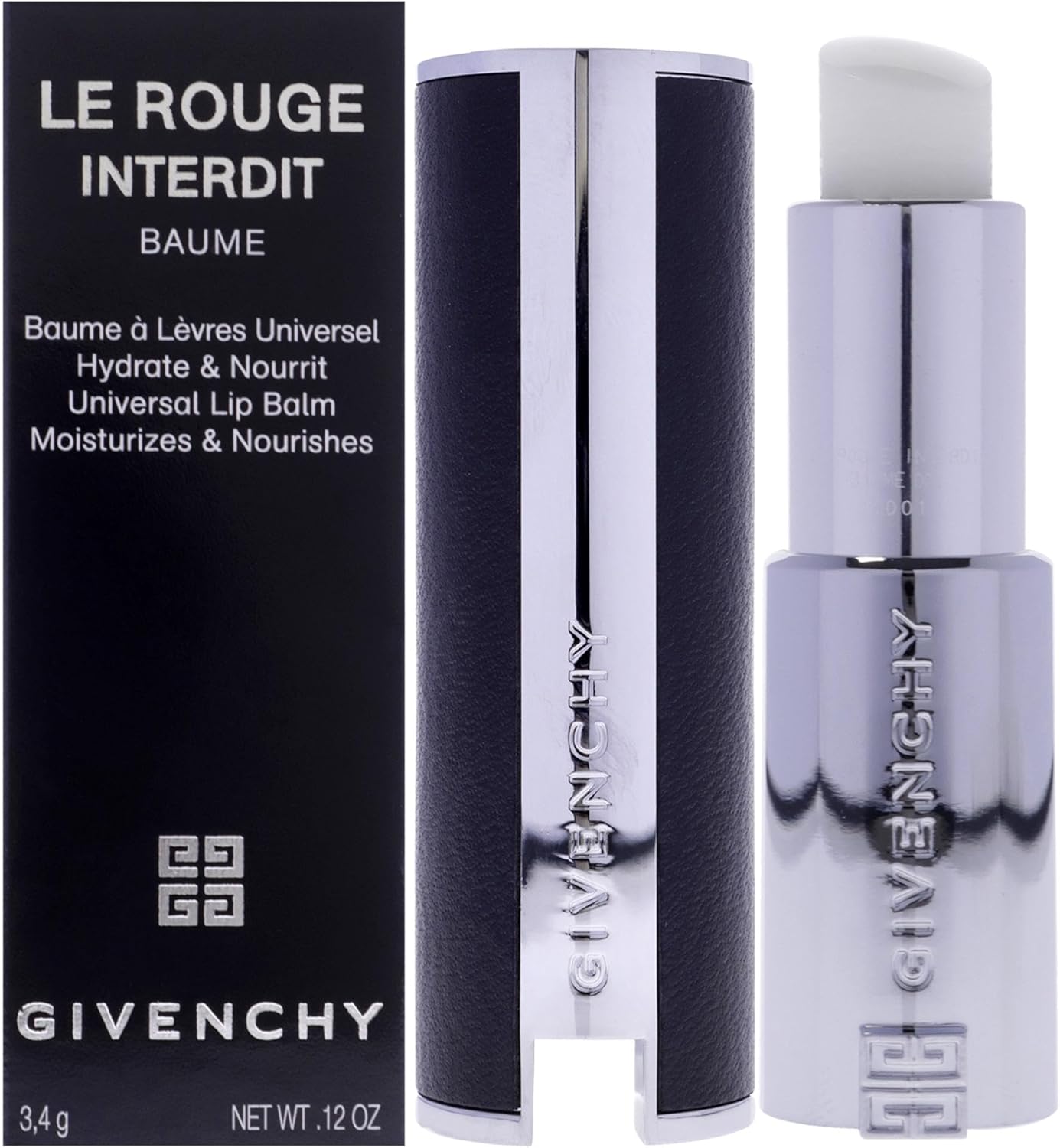 Givenchy Le Rouge Interdit Baume Lip Balm - 00 Natural Finish Lip Balm Women 0.12 oz