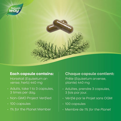 Nature's Way 馬尾草利尿素食膠囊，100 粒