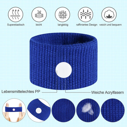 SZSTYYP 兒童旅行運動暈車緩解手環，防噁心手環（粉紅色和藍色）…