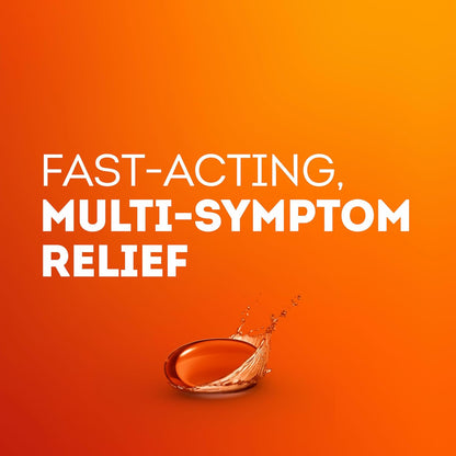 Vicks DayQuil 完全缓解感冒和流感症状及鼻塞液体胶囊，白天不瞌睡，缓解 9 种症状，36 粒