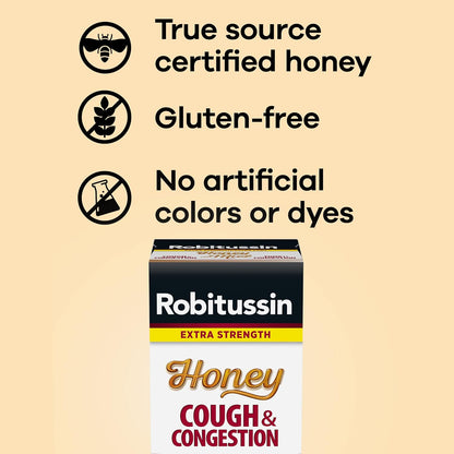 Robitussin 强效蜂蜜止咳糖浆，230 毫升