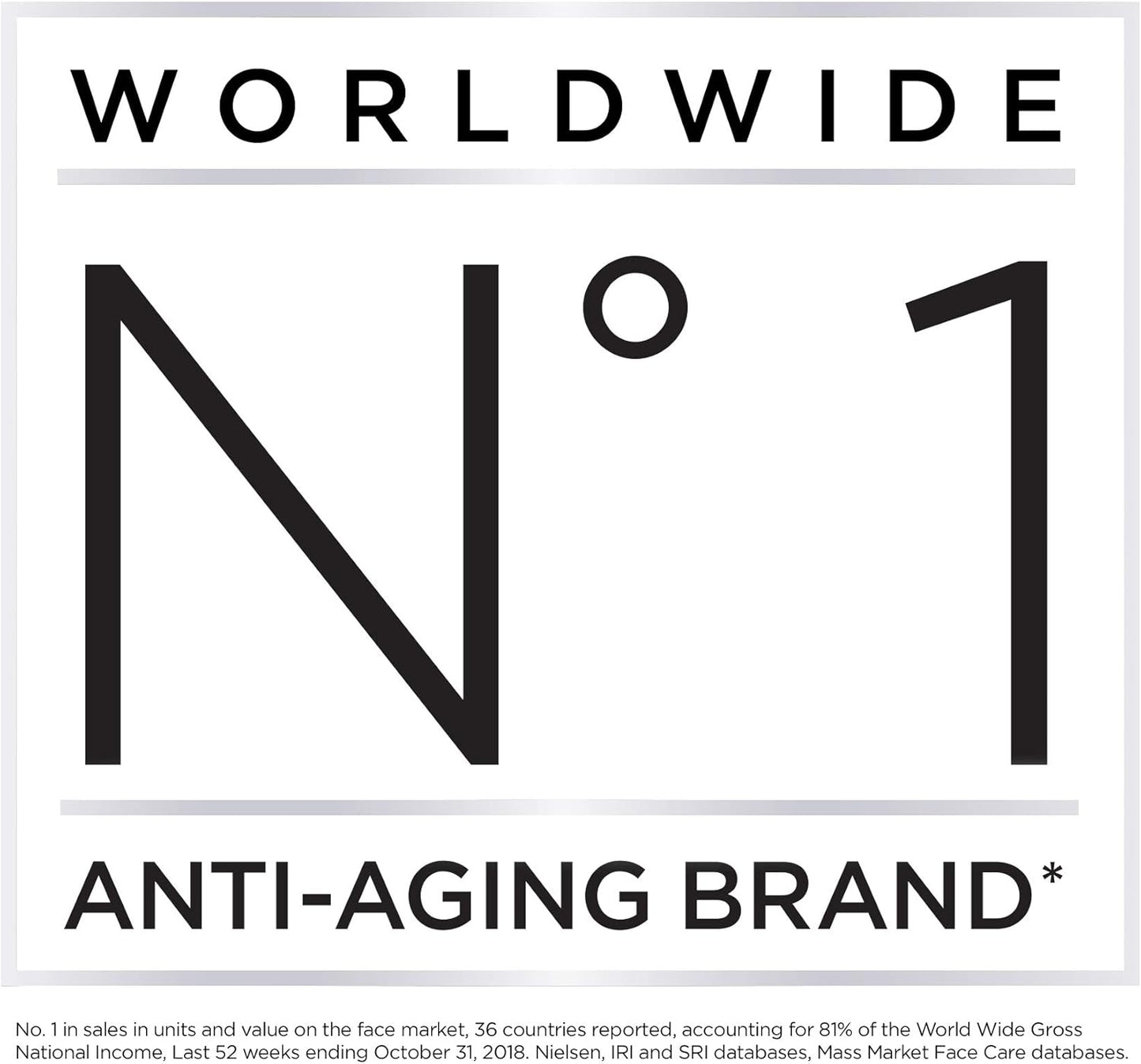 L'Oreal Paris Anti-Aging Face Cream 55+, Day + Night Skincare Kit, Wrinkle Expert, With Calcium to Reduce the Look of Wrinkles, 50mL