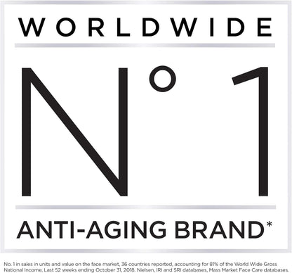 L'Oreal Paris Anti-Aging Face Cream 55+, Day + Night Skincare Kit, Wrinkle Expert, With Calcium to Reduce the Look of Wrinkles, 50mL