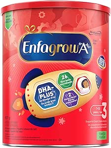 Enfagrow A+ Child & Toddler Nutritional Drink, 26 Nutrients including Brain Building DHA, Ages 1-5, Vanilla Flavour, Powder, 907g