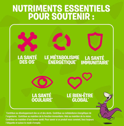 FLINTSTONES Complete Chewable Multivitamin for Kids, Aspartame-Free, with Vitamin A, C6, B12, C, D, e, & Calcium 80 count