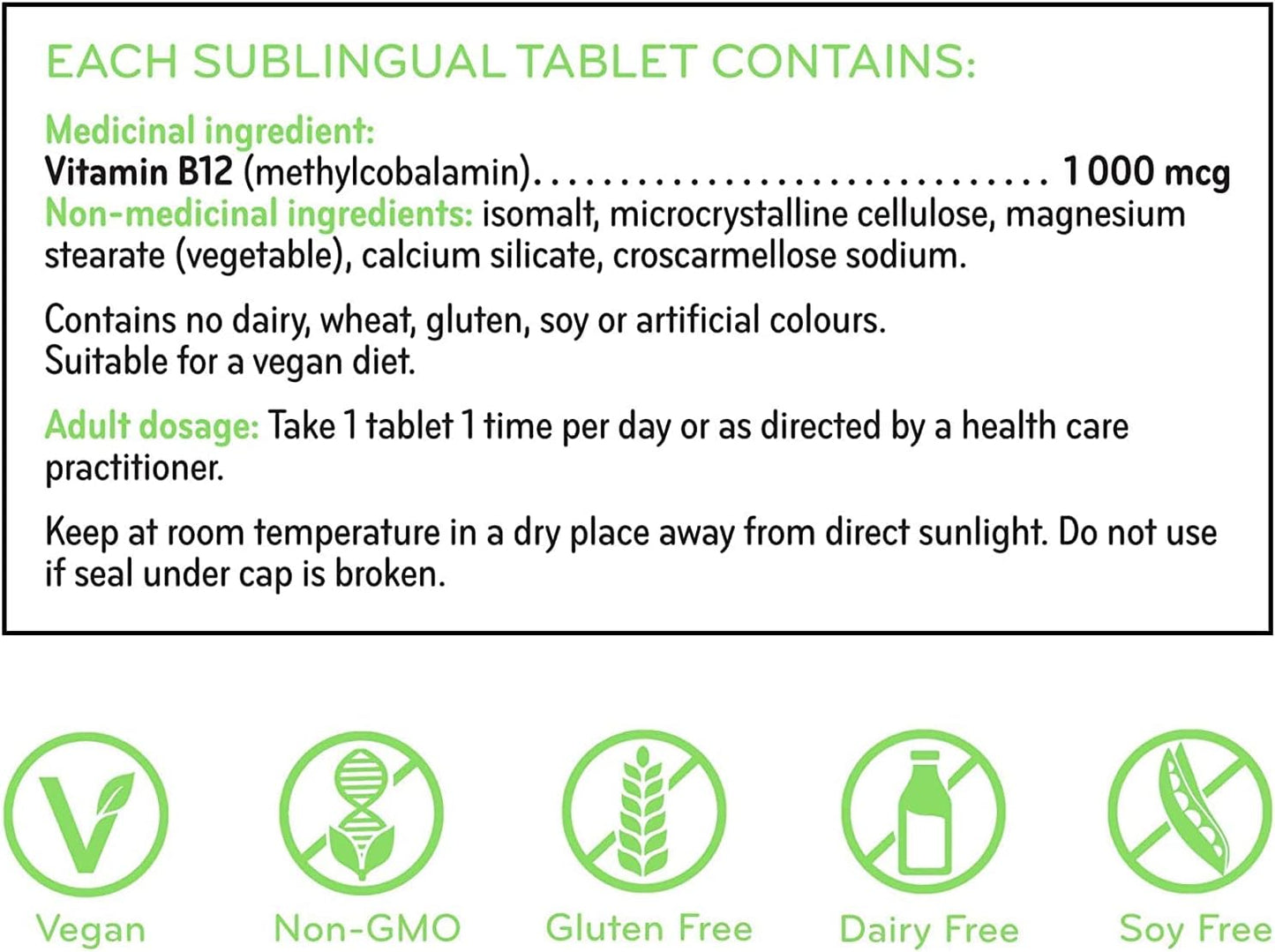 SISU 维生素 B12 1000 微克甲钴胺，180 片 & 辅酶 Q10 100 毫克 100 VC（1 包）