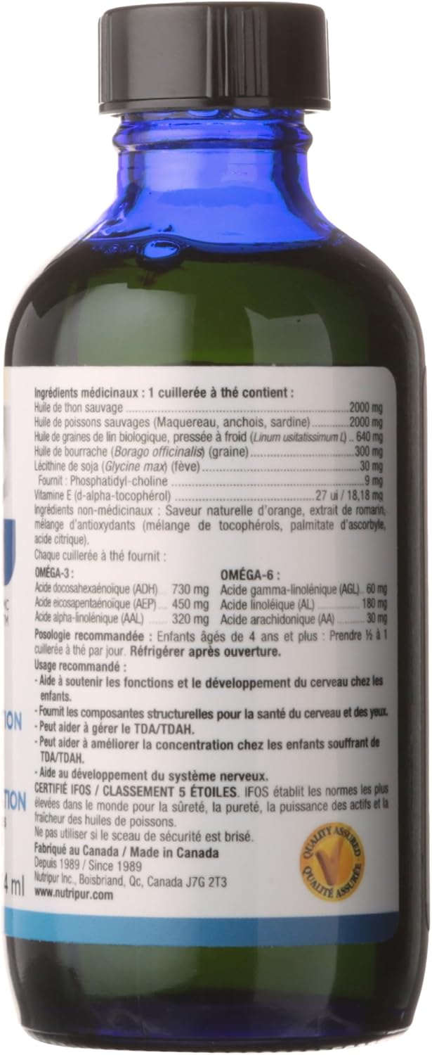 Nutripur GENIUS Kids and Teens - Concentration, Focus and ADD/ADHD, 114 ml