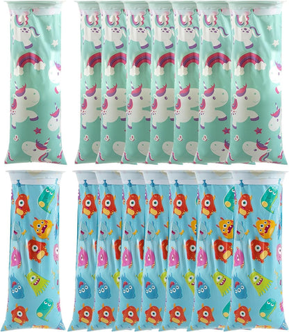 16 Pcs Kids Vomit Bags Disposable Emesis Bags 1500ml,Puke Bags Vomit Bags Disposable for Car,Barf Bags Disposable Car Kids(Pony marine animal style)