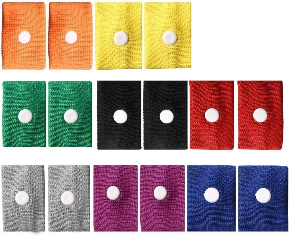 iwobi 8 对晕动病腕带，晕车缓解腕带，指压腕带，缓解恶心腕带，适用于海上、汽车、飞行、怀孕