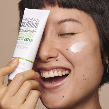 Naturally Serious Skin Warrior Moisture Rescue Cream Cream Unisex-1.7 oz