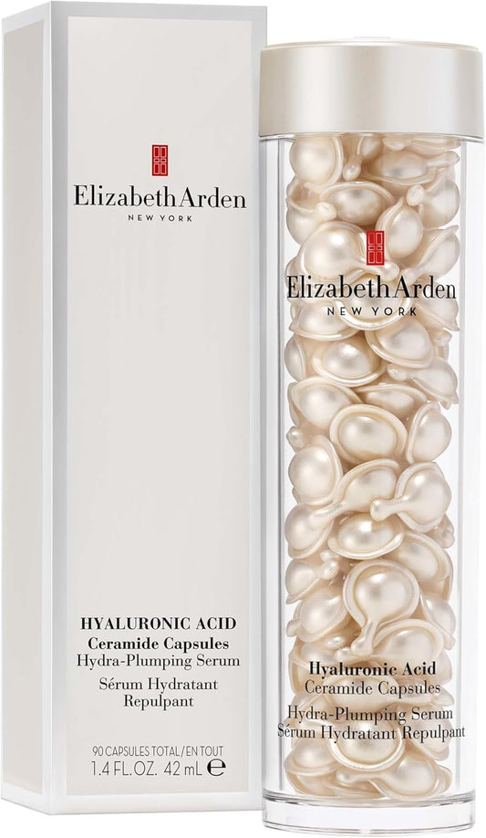 Elizabeth Arden Hyaluronic Acid Ceramide Capsules Hydra-Plumping Serum, 90 Count