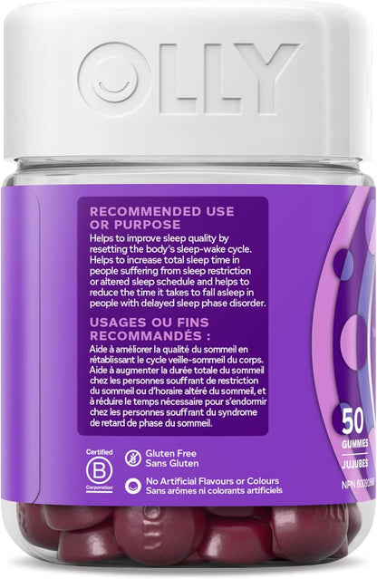 OLLY 睡眠软糖补充剂（Blackberry Zen）+ OLLY 每日能量软糖补充剂（Tropical Passion）套装