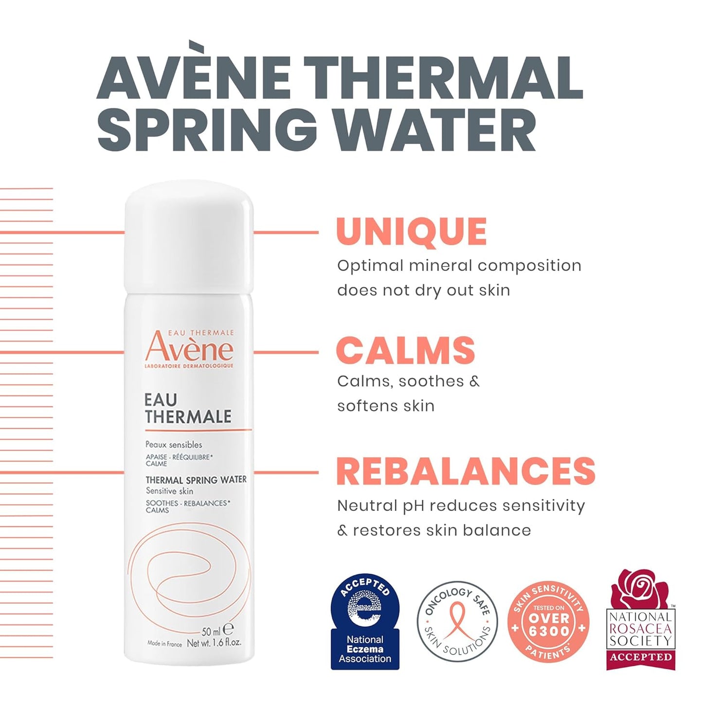 Avene Eau Thermale 温泉水，1.76 Oz，1.76 盎司