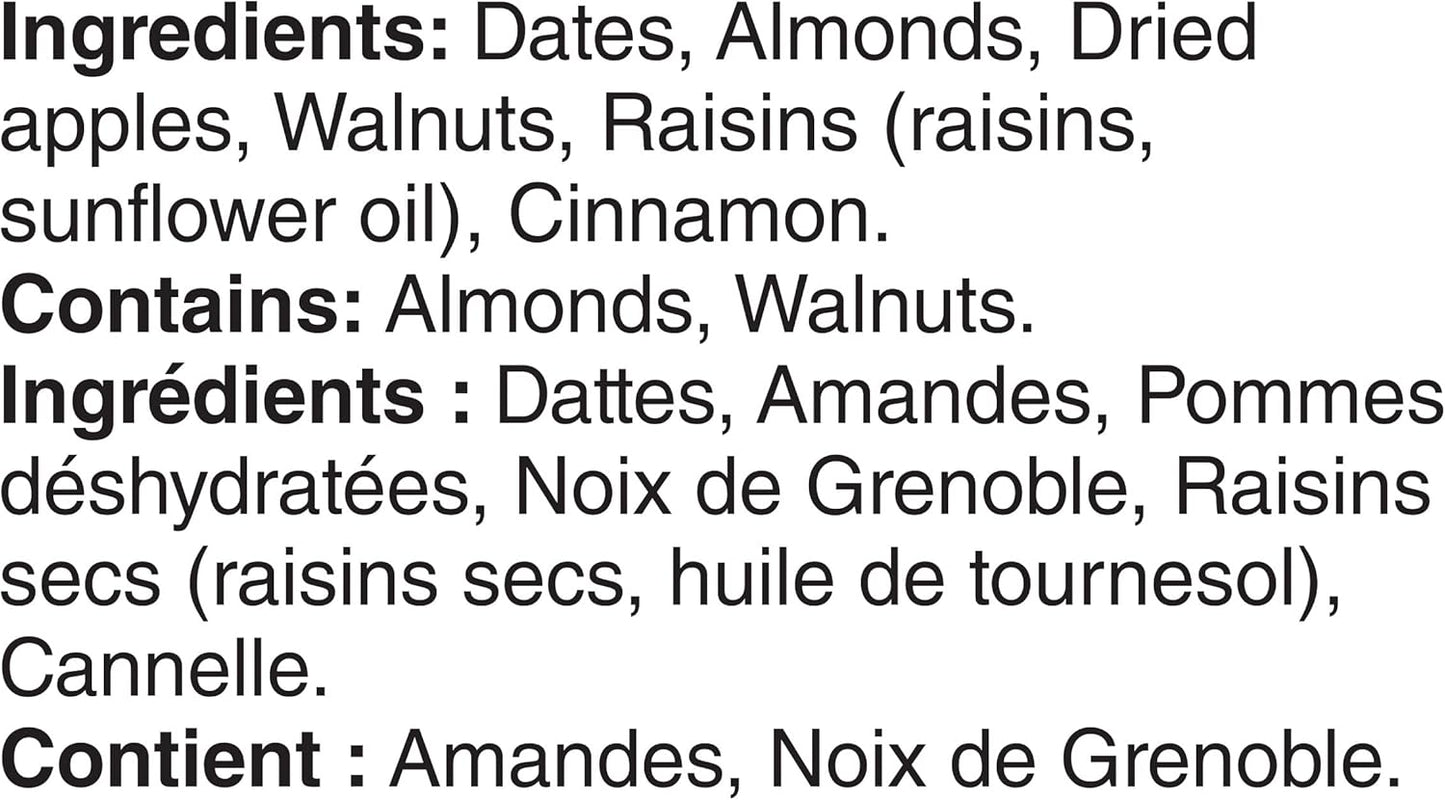 LÄRABAR 苹果、水果和坚果能量棒，16 条装，无麸质，纯素，家庭装，零食棒，720 克/包