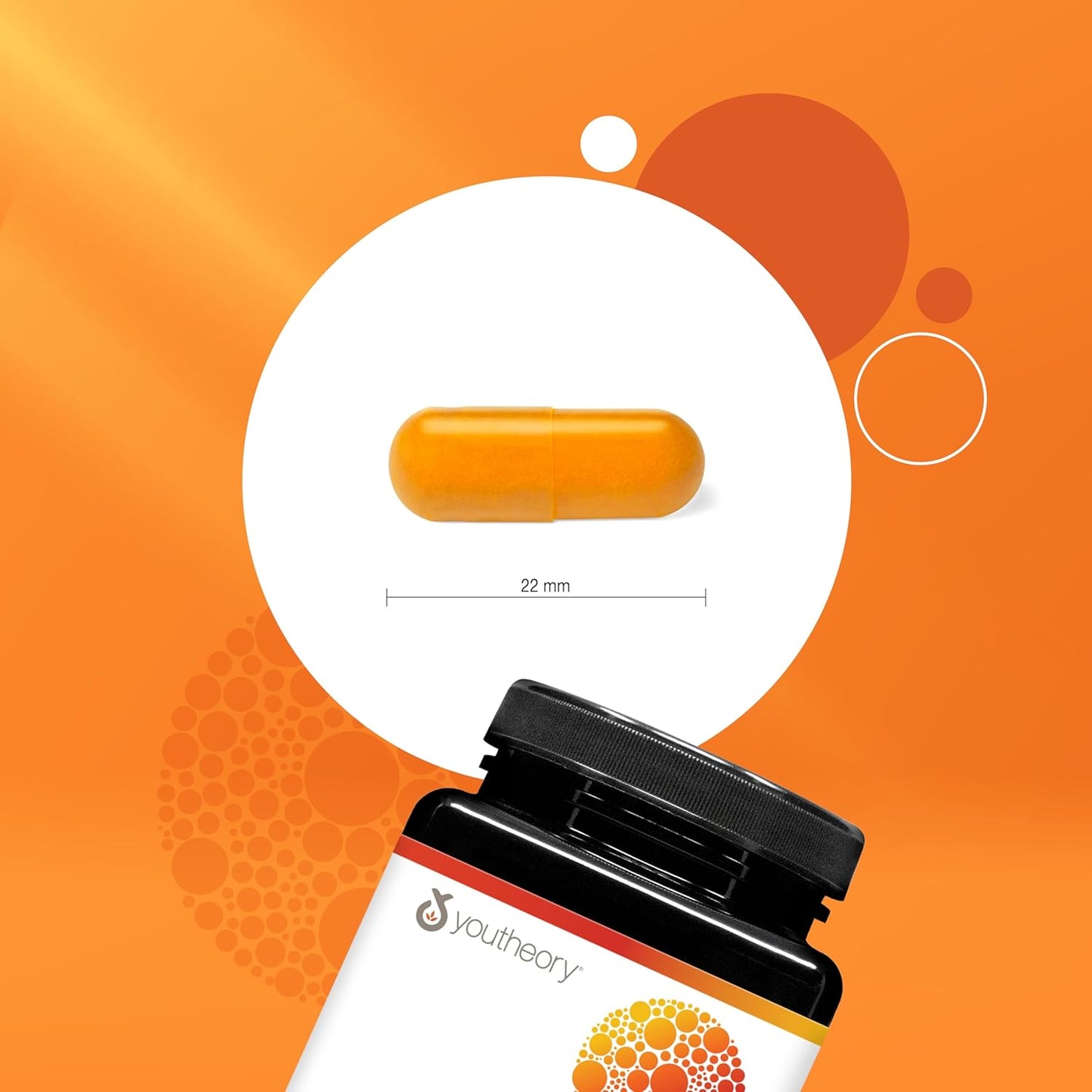 Youtheory 薑黃素與黑胡椒，強效抗氧化，有助於緩解關節炎症，45 粒膠囊