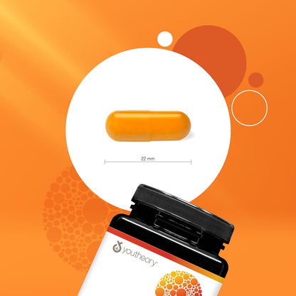 Youtheory 薑黃素與黑胡椒，強效抗氧化，有助於緩解關節炎症，45 粒膠囊