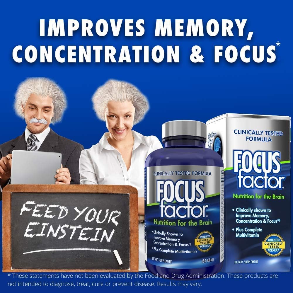 Focus Factor Nutrition for the Brain - 150 Tablets