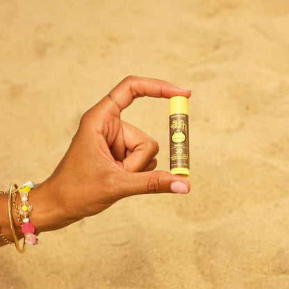 Sun Bum 润唇膏，香蕉味，SPF 30，1 支装，广谱 UVA/UVB 防护，低致敏性，不含防腐剂，不含麸质，纯素