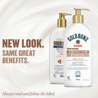 Gold Bond 药用湿疹舒缓乳液 + Gold Bond 药用湿疹舒缓霜