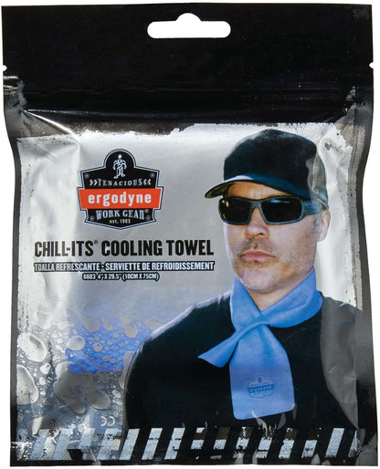 Ergodyne Chill Its 6603 清凉颈巾，持久清凉，2 件装