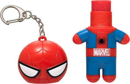 Lip Smacker Marvel Spiderman Superhero Flavored Lip Balm Keychain, Amazing Pomegranate, 4 g (Pack of 1)