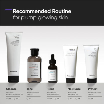 極簡乾性肌膚臉部保濕霜 | 5% 馬魯拉油，含玻尿酸，深層滋養保濕 | 男女適用 | 1.7盎司/50克