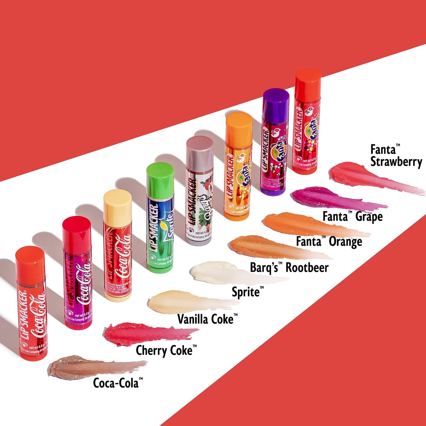 Lip Smacker Coca-Cola Party Pack Lip Glosses, 8 Count, Coca Cola, Variety 1 (SFS Only)