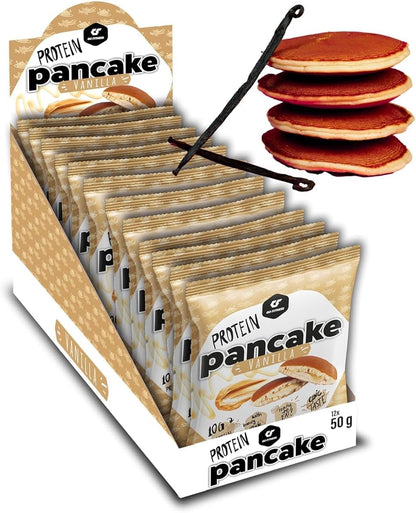 GoFitness Protein Pancake - Ready to Eat - Vanilla Flavour - 12x50g (Pack of 12)