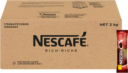 雀巢浓速溶咖啡，单份速溶咖啡包，2公斤装（2克x1000包）