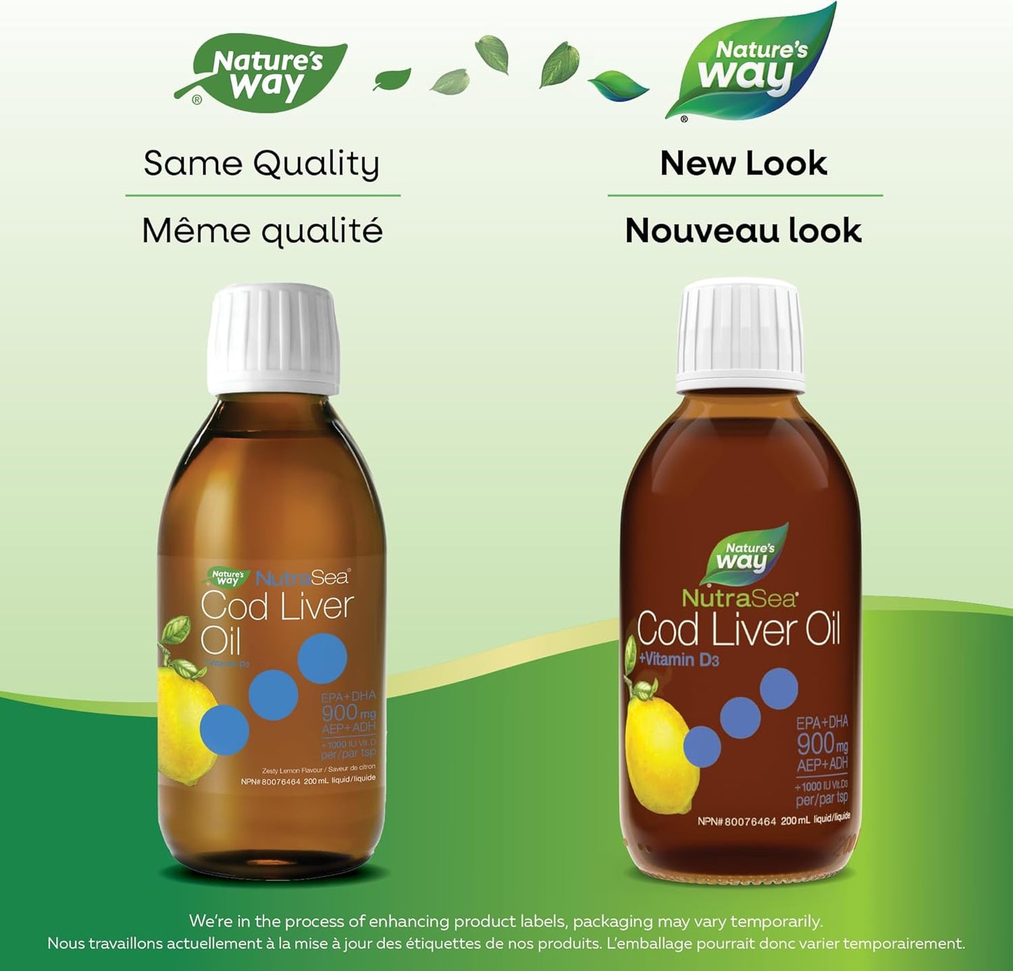 NutraSea +D Cod Liver Oil Zesty Lemon 200 ml