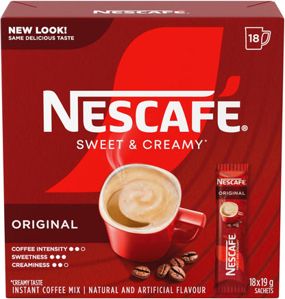 雀巢甜味奶油原味速溶咖啡混合盒，原味，6 包