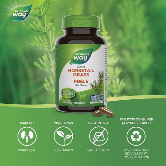 Nature's Way 馬尾草利尿素食膠囊，100 粒