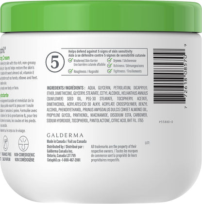 Cetaphil Gentle Cleansing Bar (3-Pack), 127g - Hydrating Foaming Face and Body Wash & Moisturizing Cream with Sweet Almond Oil and Glycerin 566 g - 48hr Hydration