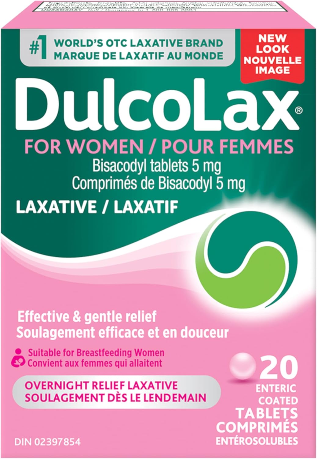 乐可舒女性专用，比沙可啶 5 毫克刺激性泻药，用于缓解偶尔便秘，适用于女性（包括哺乳期妇女）的泻药和便秘缓解剂，20 片